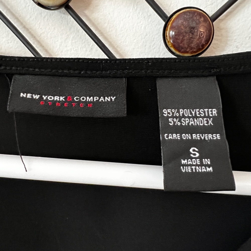 Unique Solid Black Top - image 2